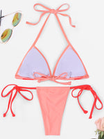 NEW FEELING Womens Pink Bikinis