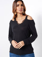 OEM Ladies Black T-Shirts