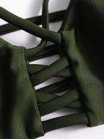 OEM Ladies Green Bikinis
