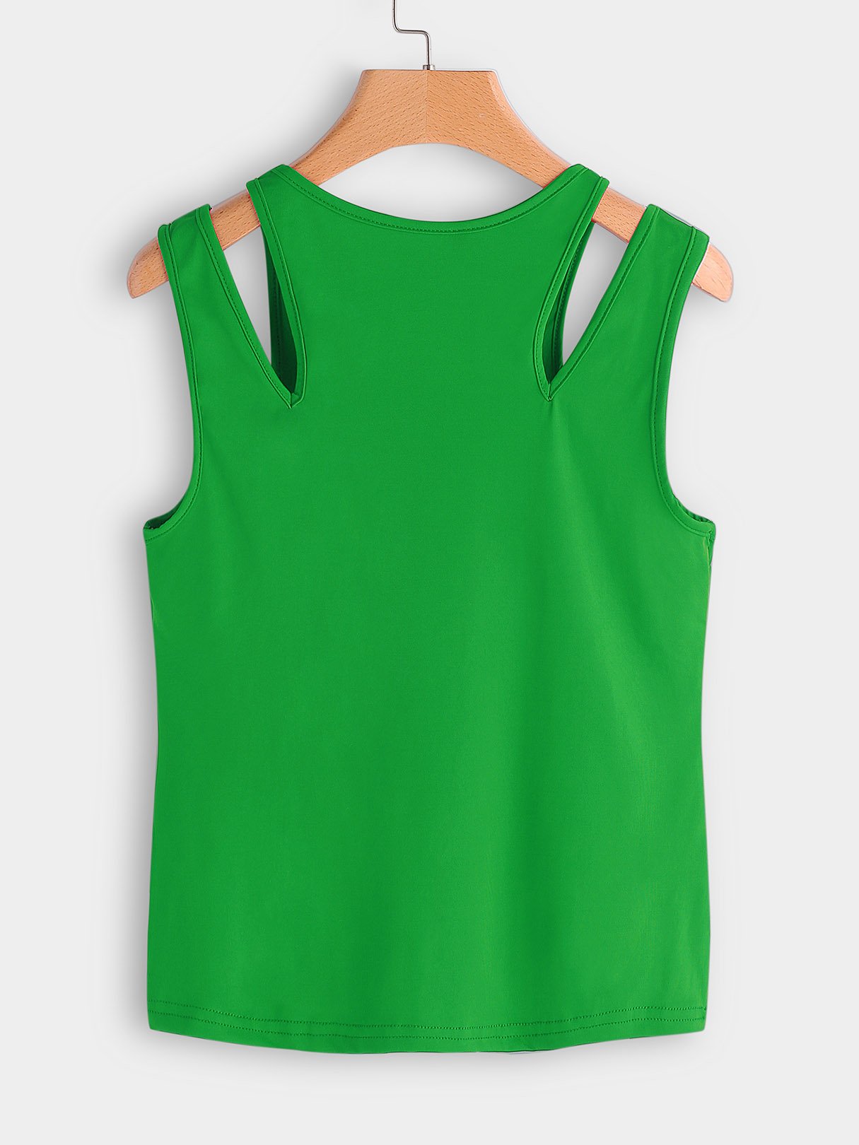 NEW FEELING Womens Green Camis