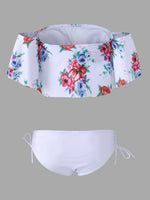 NEW FEELING Womens White Bikinis