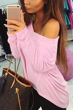 NEW FEELING Womens Pink T-Shirts