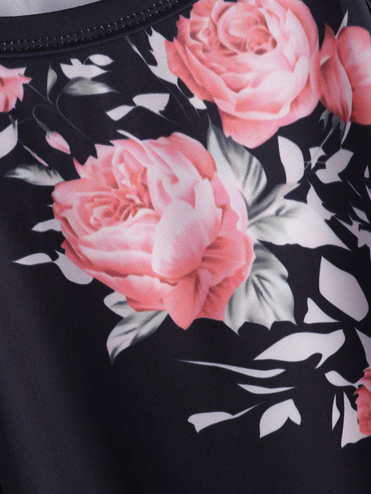 Custom Ladies Black Velvet Top