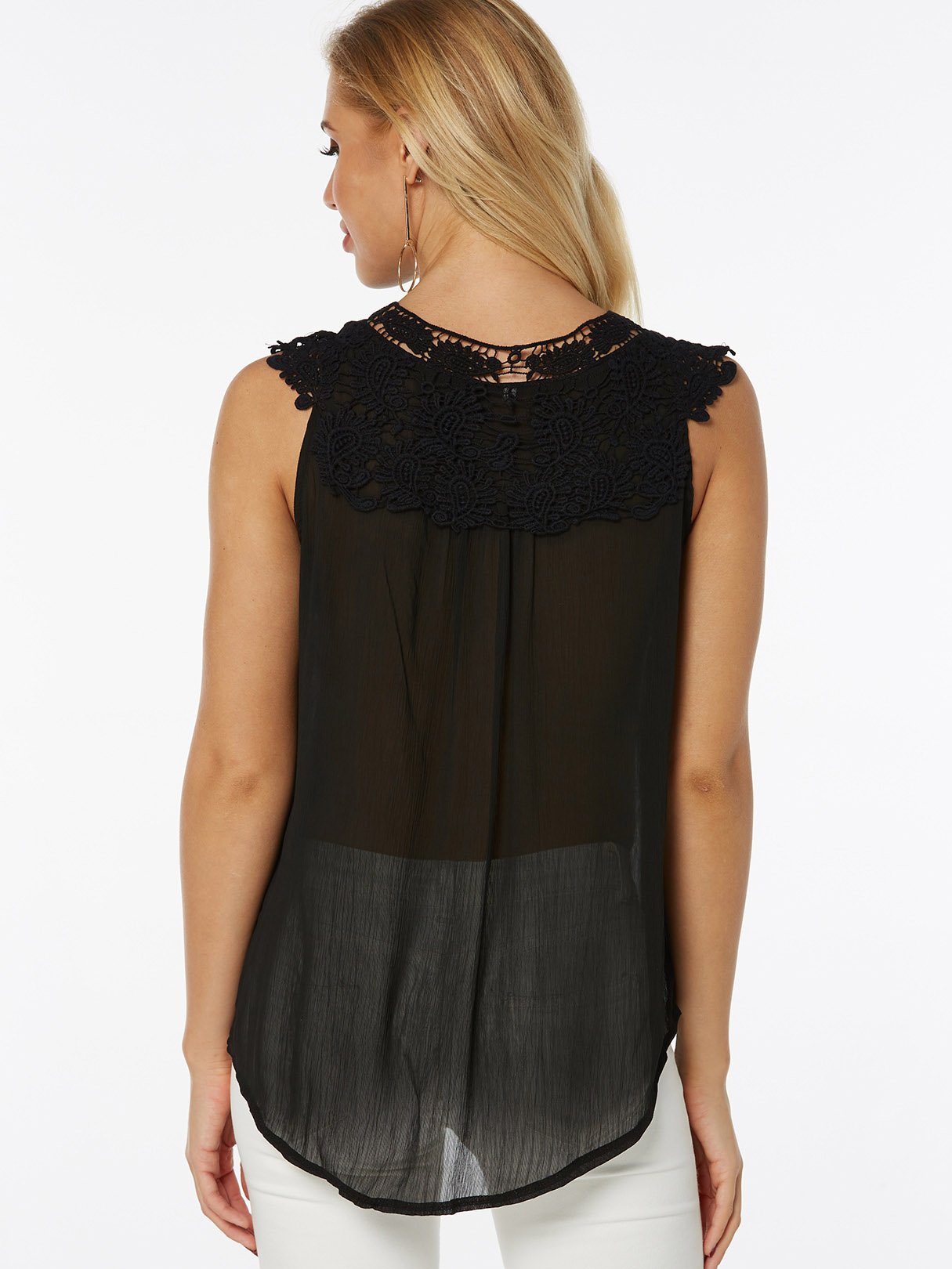 NEW FEELING Womens Black Camis