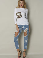 ODM Ladies Long Sleeve T-Shirts