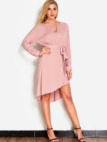 ODM Ladies Long Sleeve Casual Dress
