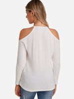 NEW FEELING Womens White T-Shirts