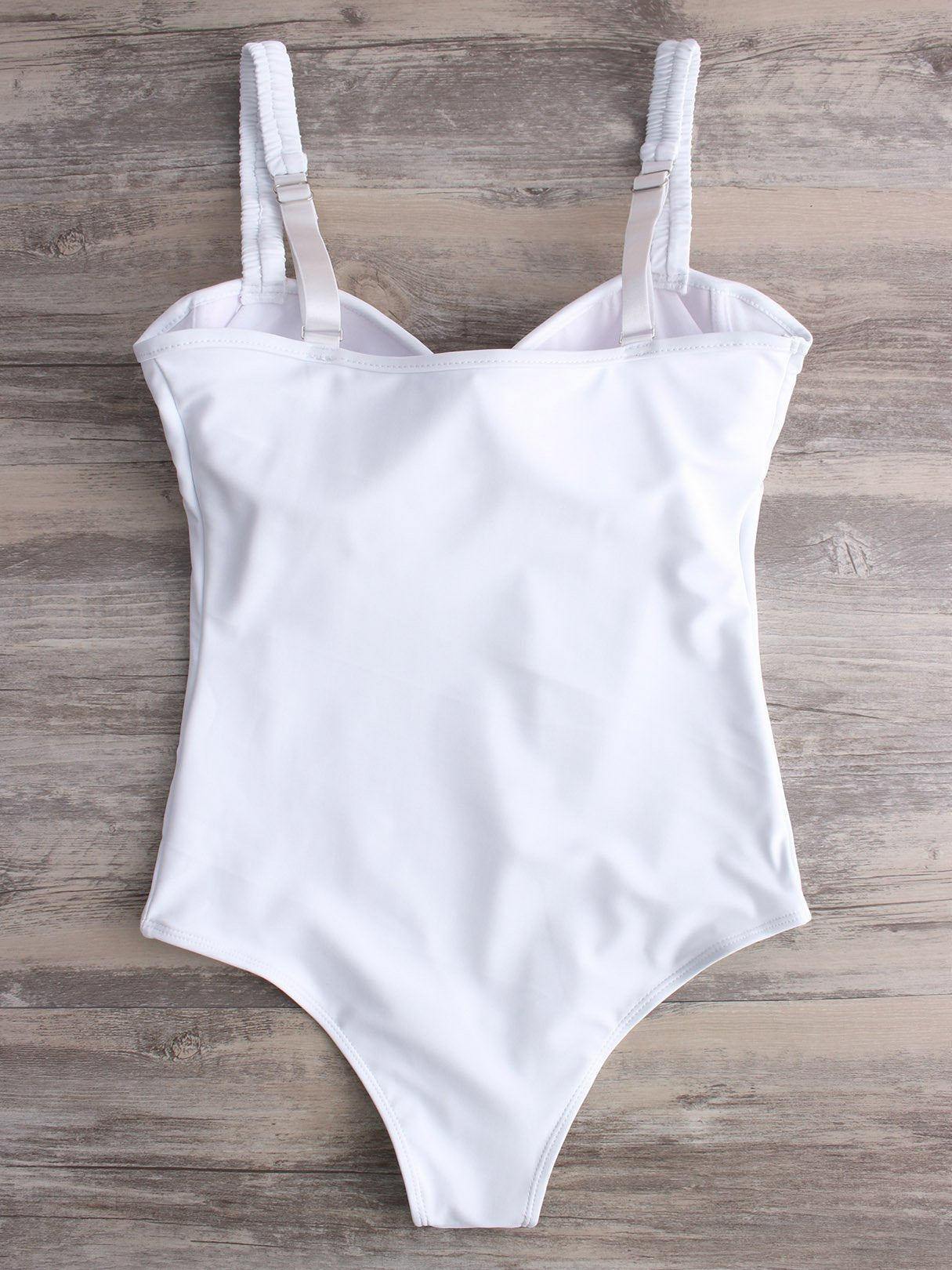 NEW FEELING Womens White One-Pieces