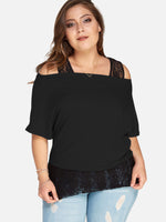 OEM ODM Ladies Red Plus Size Tops
