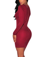 OEM Ladies Red Sexy Dresses