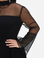 ODM Ladies Long Sleeve Plus Size Dress