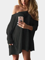 NEW FEELING Womens Grey Mini Dresses