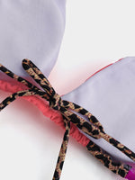Custom Womens Leopard Bikini Set Swimwear