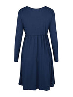 ODM Ladies Long Sleeve Midi Dress