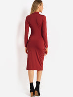 Custom Womens Long Sleeve Shirt Dress