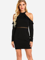 ODM Ladies Long Sleeve Sexy Dress