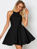 NEW FEELING Womens Black Mini Dresses