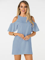 ODM Ladies Short Sleeve Mini Dress