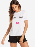 OEM Ladies White T-Shirts