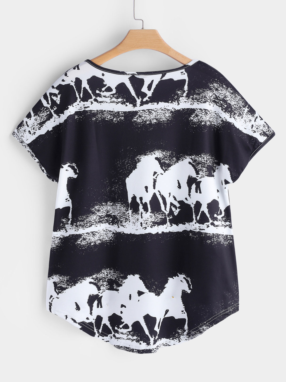 Custom Plus Size Womens Black Tops