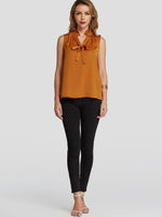NEW FEELING Womens Orange Camis