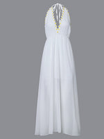 OEM Ladies White Maxi Dresses