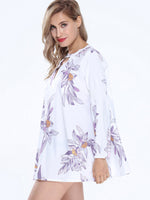 OEM Ladies Floral Shirt Dresses
