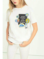 OEM Ladies White T-Shirts