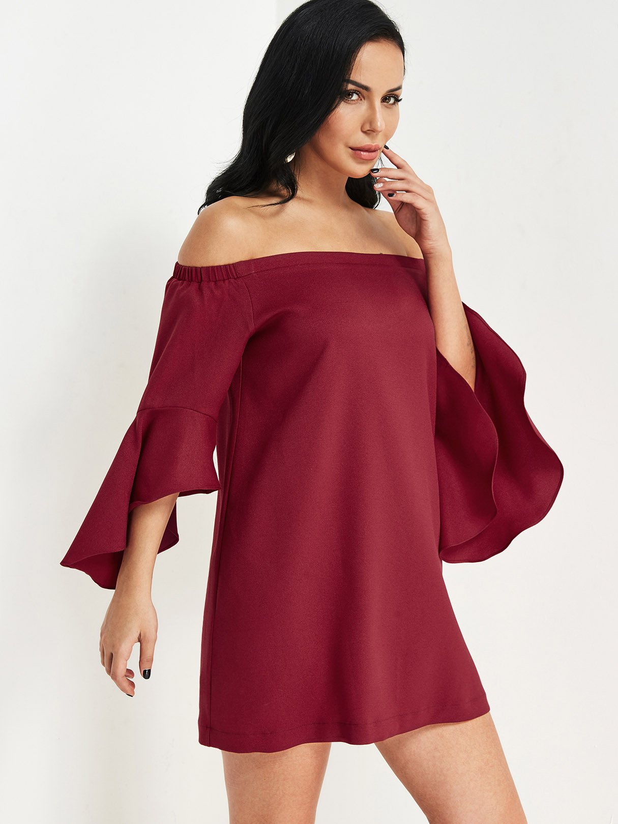 ODM Ladies 3/4 Sleeve Dresses