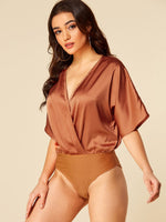 OEM Ladies Brown Bodysuits