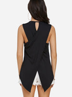 NEW FEELING Womens Black Camis