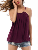 OEM ODM Womens Burgundy Camis