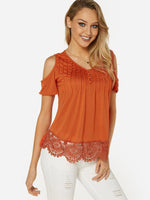 OEM ODM Womens Orange T-Shirts