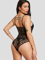 NEW FEELING Womens Black Bodysuits
