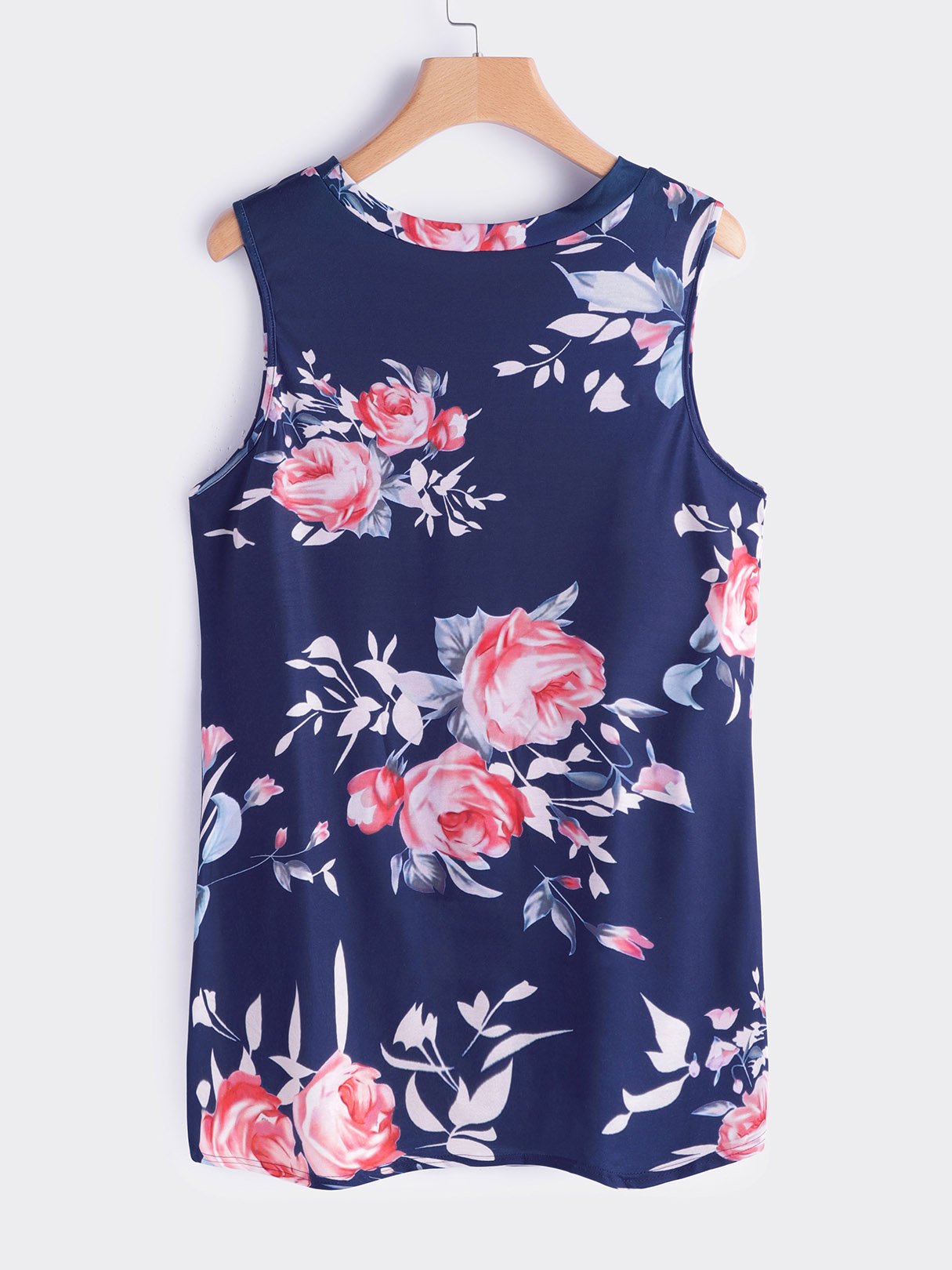 Ladies Navy Camisole Top