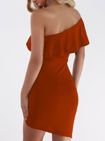 OEM ODM Ladies Burgundy Mini Dresses