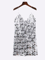 OEM Ladies Silver Mini Dresses