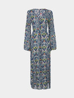Wholesale V-Neck Floral Print Dresses