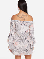 NEW FEELING Womens White Off The Shoulder Dresses