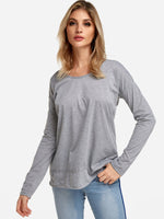 NEW FEELING Womens Grey T-Shirts