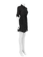 OEM Ladies Black Shirt Dresses