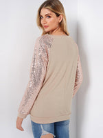 NEW FEELING Womens Color Block T-Shirts