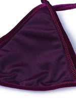 Custom Navy Bandeau Bikini Top