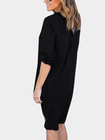 Custom Black On Black Dress