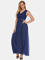 Custom Ladies V-Neck Maxi Dress