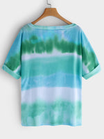 NEW FEELING Womens Green T-Shirts