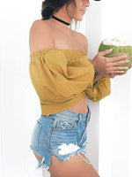 OEM Ladies Yellow T-Shirts