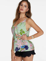 OEM Ladies Green Camis