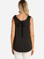 NEW FEELING Womens Black Camis