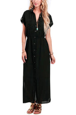 Wholesale Vintage Boy Friend Shirt Dresses With Split